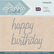 Card Deco Essentials - Dies - Happy Birthday CDECD0126