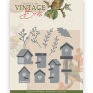 Dies - Jeanine's Art - Vintage Birds - Birdhouses JAD10172