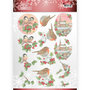 CD11378 3D Knipvel - Jeanine's Art - Lovely Christmas - Lovely Birds