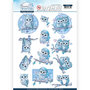 SB10402 3D Pushout - Yvonne Creations - Sparkling Winter - Winter Owls