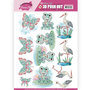 SB10412 3D Pushout - Yvonne Creations - Floral Pink (Kitschy Lala) - Kitschy Frog