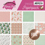 CDCPP10001 Foiled Paperpack - Yvonne Creations - Floral Pink