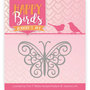 JAD10096 Dies - Jeanine's Art - Happy Birds - Vrolijke vlinder