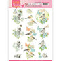 SB10414 3D uitdrukvel - Jeanine's Art - Happy Birds - Blauwe dans