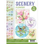 POS10002 Push Out book Scenery 2 - Flowery
