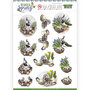 SB10436 3D Pushout - Amy Design - Botanical Spring - Lapwing