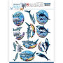 SB10457 3D Push Out - Amy Design - Underwater World - Big Ocean Animals