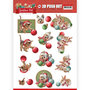SB10464 3D Push Out - Amy Design - Christmas Pets - Christmas balls