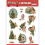 SB10463 3D Push Out - Amy Design - Christmas Pets - Christmas Tree