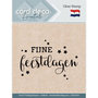 Card Deco Essentials - Clear Stamps - Fijne Feestdagen