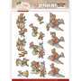 3D Push Out - Yvonne Creations - Have a Mice Christmas - Christmas Socks SB10585