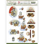 3D Push Out - Jeanine's Art - Christmas Cottage - Wood Decorations SB10593