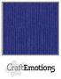 CraftEmotions linnenkarton 10 vel saffierblauw 27x13,5cm 250gr / LHC-56