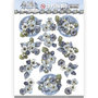 3D Push Out - Amy Design - Awesome Winter - Winter Flowers SB10598