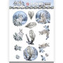 3D Push Out - Amy Design - Awesome Winter - Winter Animals SB10599