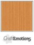 CraftEmotions linnenkarton 10 vel toffee 27x13,5cm 250gr / LHC-91