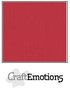 CraftEmotions linnenkarton 10 vel kersen rood 27x13,5cm 250gr / LHC-30