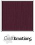 CraftEmotions linnenkarton 10 vel burgundy 27x13,5cm 250gr / LHC-67