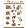 3D Push Out - Precious Marieke - Flowers and Fruits - Flowers and Apples SB10589