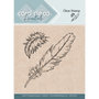 Card Deco Essentials Clear Stamps - Feather CDECS080