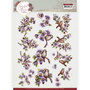 3D Cutting Sheet - Yvonne Creations - Graceful Flowers - Birds and Blackberries CD11767