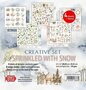 Craft&You Sprinkled with Snow Creative Set (4) 12x12 4vel CSET03-SWS-4