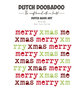 Dutch Doobadoo Mask Art Merry X-mas A5 470.784.186