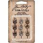 Tim Holtz Ring bevestigingsmiddelen (9 stuks) (TH93060)