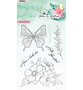 Studio Light Clear Stamp Blooming Butterfly nr.359 SL-BB-STAMP359 93x136mm