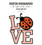 Dutch Doobadoo Card-Art Lieveheersbeestje & LOVE A5 470.784.212