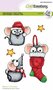 Clearstamps A6 - mouse 1 christmas Carla Creaties 130501/1575