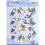 3D Knipvel - Jeanine's Art - Wintersports - Biathlon CD11028