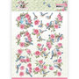 CD11278 3D Knipvel - Amy Design - Spring is Here - Birds and Roses