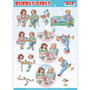 CD11308 3D Knipvel - Yvonne Creations- Bubbly Girls - Me Time