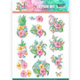 SB10362 3D Pushout - Yvonne Creations - Happy Tropics -Tropical Flowers