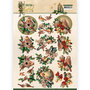 CD11358-HJ17201 3D Knipvel - Amy Design - Christmas in Gold - Birds in Gold