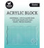 SL-ES-ASB03 - SL Acrylic stamp block for clear and cling stamps with grid Essentials nr.03 - 50x80x8 mm_